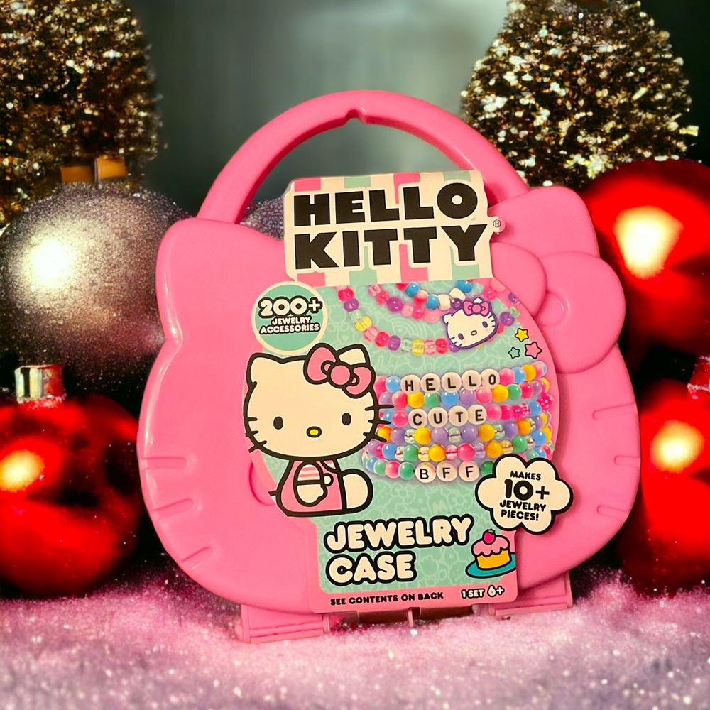 🎄Hello Kitty Fun 200+ Accessories Makes 10+ Jewelry Pieces Kit & Case! - Picture 2 of 8